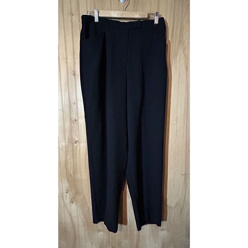 Fashion Bug Black Wide Leg Dress Pants Size 14/16